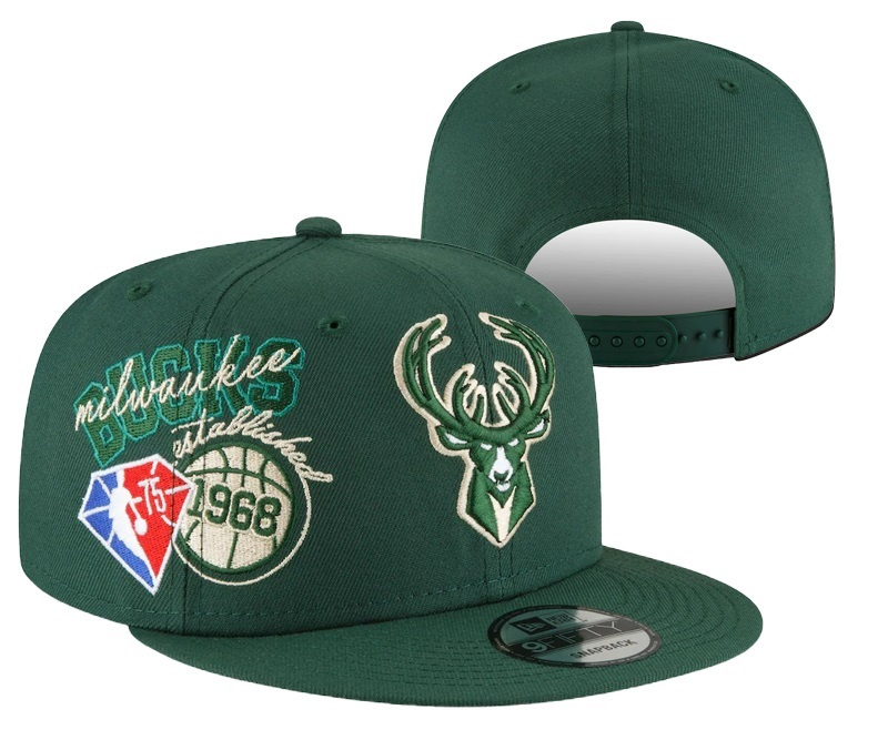 Bucks Team Logo Green 75th Anniversary Adjustable Hat YD,We sell and wholesale Bucks Team Logo Green 75th Anniversary Adjustable Hat YD on line form chian!
